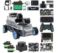 Yahboom ROSMASTER A1 ROS2 Robot Car Kit Ackerman Steering Chassis,AI Visual Recognition (A1-Sta-with-Nano-4GB)