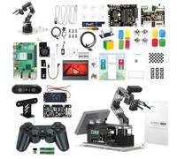 Yahboom RPi 5-16GB Controller,6-DOF Robotic Arm,350mm Arm Span,ROS2 Robot