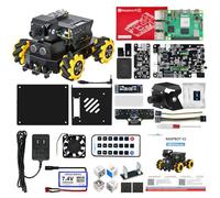 Yahboom RPi 5 ROS2 Robot Car 360°Movement, AI Vision & Tracking, Integrated Multimodal Large AI Model OpenRouter, AI Voice Interaction (Superior with RPi5-16GB)