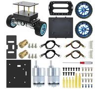 Yahboom STM32 Two-Wheeled Self-Balancing Car Chassis Kit 2WD Intelligent Robot Base Plate 520 Encoder Motor(Battery not included)