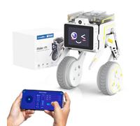 Yahboom Two Wheel-Legged Robot, Integrated RPi Module, AI Visual Recognition and Voice Interaction, Desktop-Level Dual-Wheel-Foot Structure Adaptive Balancing Ro-bot (Rider Pi 2WD Legged Robot CM4)