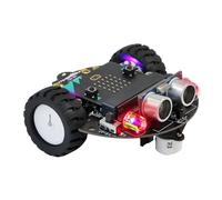 Yahboom V2 V1.5 Micro Bit Robotics Kit DIY Coding Car Science Building Kit Learning Educational STEM Projects for Children Ages 8-12 (with Microbit)…