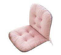 Yahbrra Chair Cushions with Back Seat, Back Cushion with Straps, Low Back Cushion, Garden Chair Cushion, Cushion Cushion for Chairs, Benches In The House and Garden(Pink,1 pack)