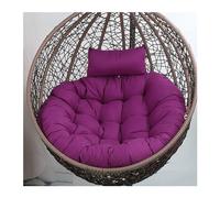 Yahbrra Cushion for Outdoor Hanging Chair, Hanging Basket Cushion, Replacement Cushion for Hanging Chair, Seat Cushion Cushion for Hanging Chair(Dark purple,105size (diameter: 90cm))