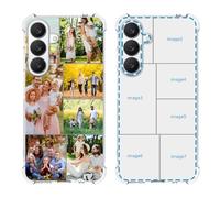 YahCase Custom Case for Samsung Galaxy S26 Plus with Multi Photos,Customized Personalized Collage Picture Text Name Anti-Scratch Soft Protective TPU Phone Cover for S26 Plus 6.7"-Clear