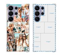YahCase Custom Case for Samsung Galaxy S26 Ultra with Multi Photos,Customized Personalized Collage Picture Text Name Anti-Scratch Soft Protective TPU Phone Cover for S26 Ultra 6.9"-Clear