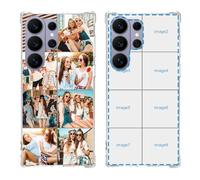 YahCase Custom Case for Samsung Galaxy S26 Ultra with Multi Photos,Customized Personalized Collage Picture Text Name Anti-Scratch Soft Protective TPU Phone Cover for S26 Ultra 6.9"-Clear