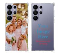 YahCase Custom Case for Samsung Galaxy S26 Ultra with Photo,Customized Personalized Picture Text Name Anti-Scratch Soft Protective TPU Phone Cover for S26 Ultra 6.9"-Clear