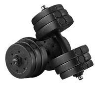 Yaheetech 25KG Adjustable Dumbbells Set, 2x12.5KG Free Weights for Home Gym