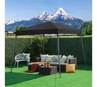Yaheetech 3 X 3 M Pop-Up Canopy Tent With Carry Bag, Guy Lines And Stakes, Black