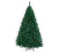 Yaheetech 6ft Hinged Spruce Christmas Tree Holiday Decoration Artificial Unlit Xmas Tree with 1000 PVC Flexible Tips