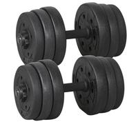 Yaheetech Adjustable Dumbbell Set - 2X10Kg