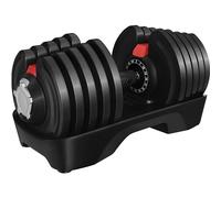 Yaheetech Adjustable Dumbbells 40KG Dumbbell Set 16 In 1 Adjustable Weights with Non-Slip Handle & Safety Locking Mechanism, Home Gym Strength Training Equipment for Full Bodybuilding