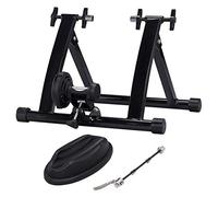Yaheetech Bike Trainer Stand Indoor Bicycle Turbo Trainer, Foldable Cycle Training Stand Magnetic Resistance Bicycle Exercise Trainer with a Quick Release Skewer, Max Load 120 kg