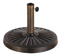 Yaheetech Bronze 12Kg Patio Umbrella Base Stand For 38/48mm Pole