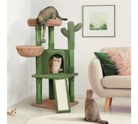 Yaheetech Green/brown 106.5Cm Cactus Cat Tower Small