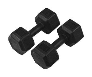 Yaheetech Hexagon Dumbell Set For Strength Workouts - 2X4Kg