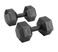 Yaheetech Hexagon Dumbell Set For Strength Workouts - 2X7.5Kg