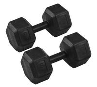 Yaheetech Hexagon Dumbell Set For Strength Workouts - 2X8Kg