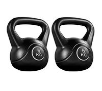 Yaheetech Kettle Bells 2x6kg Kettlebells 2pcs Kettle Bell Sets for Women Strength Training Equipment Total 12kg Kettle Bell