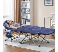Yaheetech Navy Blue Adult Envelope Sleeping Bag Single Person For 3 Seasons
