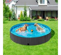 Yaheetech Xxl Black Foldable Pet Pool For Indoor And Outdoor