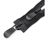 YaHoGa #15 38" (95cm) Large Two Way Separating Plastic Zippers for Sewing Coat Jacket - Heavy Duty Long Resin Zippers