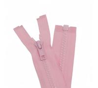 YaHoGa 2PCS #5 36 inch Separating Jacket Zippers for Sewing Coats Jacket Zipper Pink Molded Plastic Zippers Bulk (36" Pink)