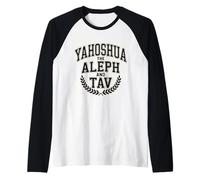 Yahoshua the Aleph and Tav Raglan Baseball Tee