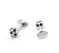 YAHOYA French Cufflinks Men's Unisex Jewelry Gifts Sports/Casual Style Personality Solid Three-dimensional Football Cufflink