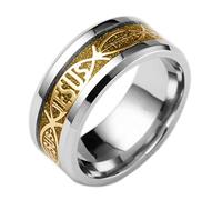 YAHOYA Jesus Letter 316L Stainless Steel Ring For Religious Christian Men Women Gift Jewelry Serenity Male Bible Cross Rings