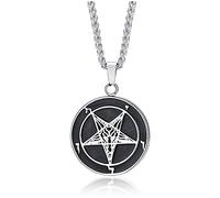 YAHOYA SEAL OF LUCIFER, LUCIFER SIGIL, BETTER TO REIGN IN HELL PENDANT NECKLACE FOR MEN AZAZEL ABADDON BERLIAL BEELZEBUB LUCIFER SAMAEL