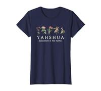 Yahshua Salvation is His Name Floral Messianic Hebrew Roots T-Shirt