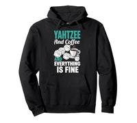 Yahtzee And Coffee Yahtzee Game Dice Game Yahtzee Pullover Hoodie