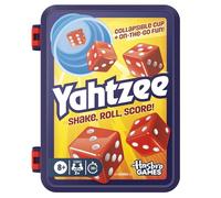 Yahtzee Dice Game | With Collapsible Cup & Storage Case | Fun Family Games for Children, Teens, Adults | 30 Mins | 2 or More Players | Ages 8+ - English Version