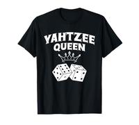 Yahtzee Queen Dice Game Game Night T-Shirt