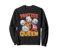 Yahtzee Queen Game Night Dice Game Funny Yahtzee Sweatshirt