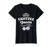 Yahtzee Queen Game Night Dice Game T-Shirt