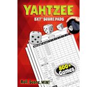 Yahtzee Score Pads 5 X 7: Large Size Yahtzee Dice Game Score Sheets for Scorekeeping | 800 Yahtzee Games with Travel Size Score Book | Yahtzee Score Pads with 130 Pages(Scorekeeper & Family Game)