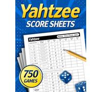 Yahtzee Score Sheets: 750 Games For Scorekeeping (8.5 x 11 Large Print)