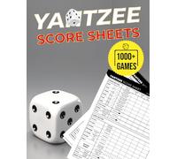 Yahtzee Score Sheets: Large Print Yahtzee Score Pads | 1000+ Score Games for Easy Scorekeeping | Original and Unique Layout Design | 8.5x11 Big Jumbo Size Yahtzee Cards Book