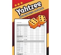 Yahtzee Score Sheets Log Book: Portable 6x9 Inch Score Pad for Family, Friends, and Game Nights