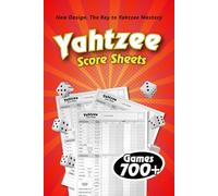 Yahtzee Score Sheets: Score Games for Scorekeeping, Yahtzee Score Pads, 6 X 9 Yahtzee Score Book