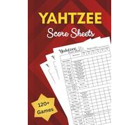 Yahtzee Score Sheets - Score Pad & Game Tracker: Easy Scorekeeping for Dice Game Fans | Portable Size for 720+ Plays | Perfect for Family, Parties & Travel