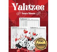 Yahtzee Scoresheets: Easy-to-Use Record Book to Track Scores, Strategies, and Wins for Yahtzee Lovers