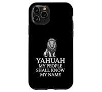 Yahuah My People Shall Know My Name Lion of Judah Hebrew Case for iPhone 11 Pro