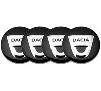 YAHUI 4 Pcs Car Center Hub Caps Sticker for Dacia Sandero III/Sandero Stepway III 2021-2023 2024, Wheel Cap Sticker Wheel Hub Caps Sticker Waterproof Dustproof Tyres Rims Accessories,56MM
