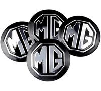 YAHUI 4 Pcs Car Center Hub Caps Sticker for MG HS 2017 2018 2019 2020 2021 2022 2023 2024, Wheel Cap Sticker Wheel Hub Caps Sticker Waterproof Dustproof Tyres Rims Accessories,56MM