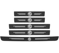 YAHUI 5Pcs Car Door Sill Protector for MG HS Trophy 2024, Carbon Fiber Car Door Sill Protectors Scratch Resistant Door Sill Bumper Protective Film