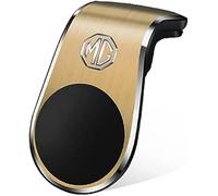 YAHUI Magnetic Car Phone Mount for MG MG4 EV XPower 2023 2024, Magnetic L Type Air Vent Clip Mount Magnetic Mobile Phone Holders Flexible Rotation,Gold